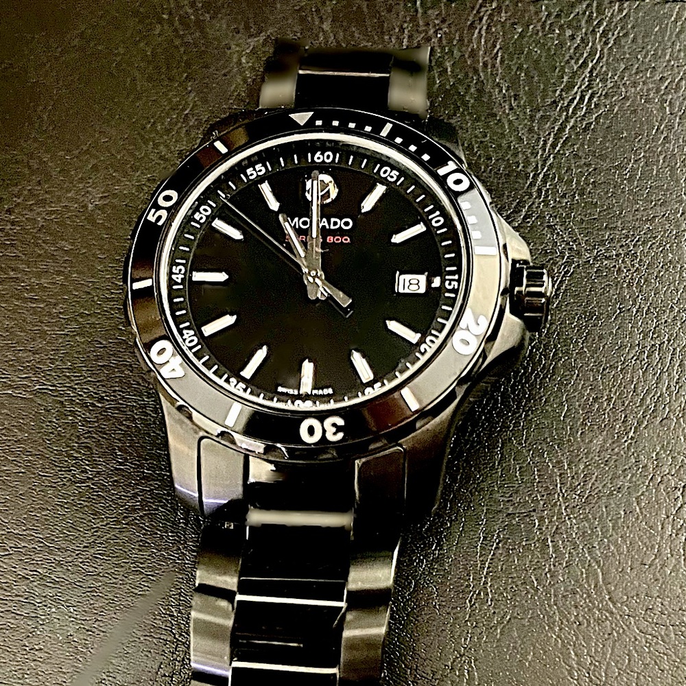 Movado series 800 Dial Black men’s Watch